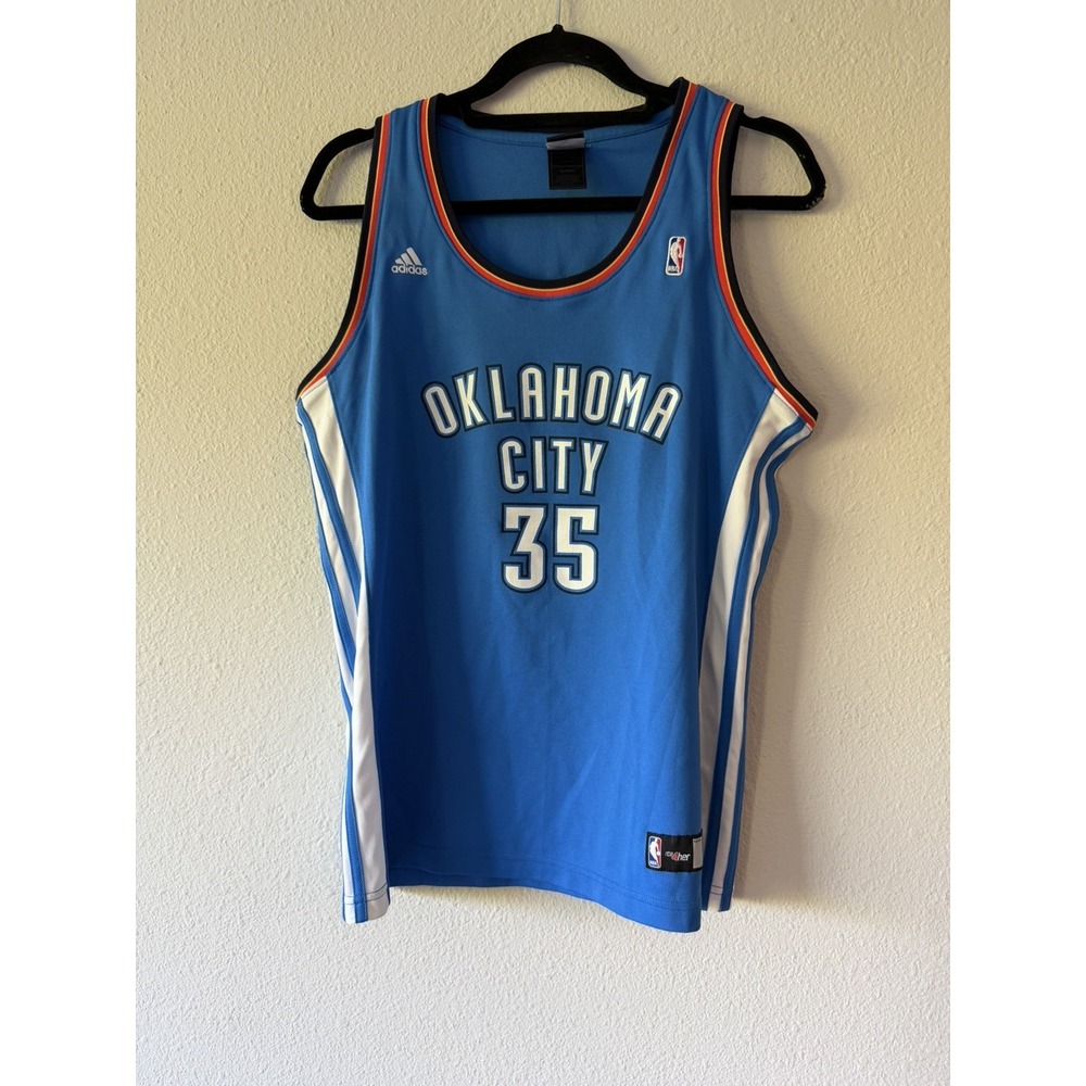 Adidas Womens Oklahoma City Thunder Jersey Kevin Durant Sz XL NBA 2012 EUC